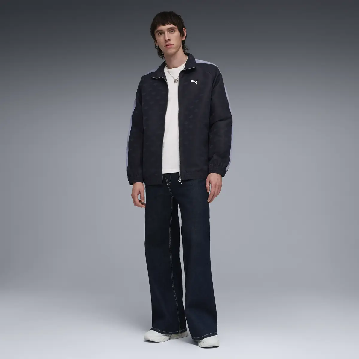 Puma T7 Track Jacket Woven Lacivert Erkek Ceket