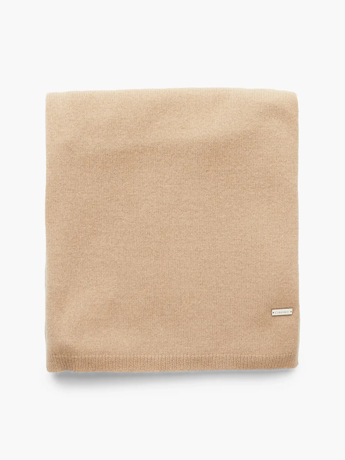 Calvin Klein CASHMERE KNITS SCARF Kadın Bej Eşarp
