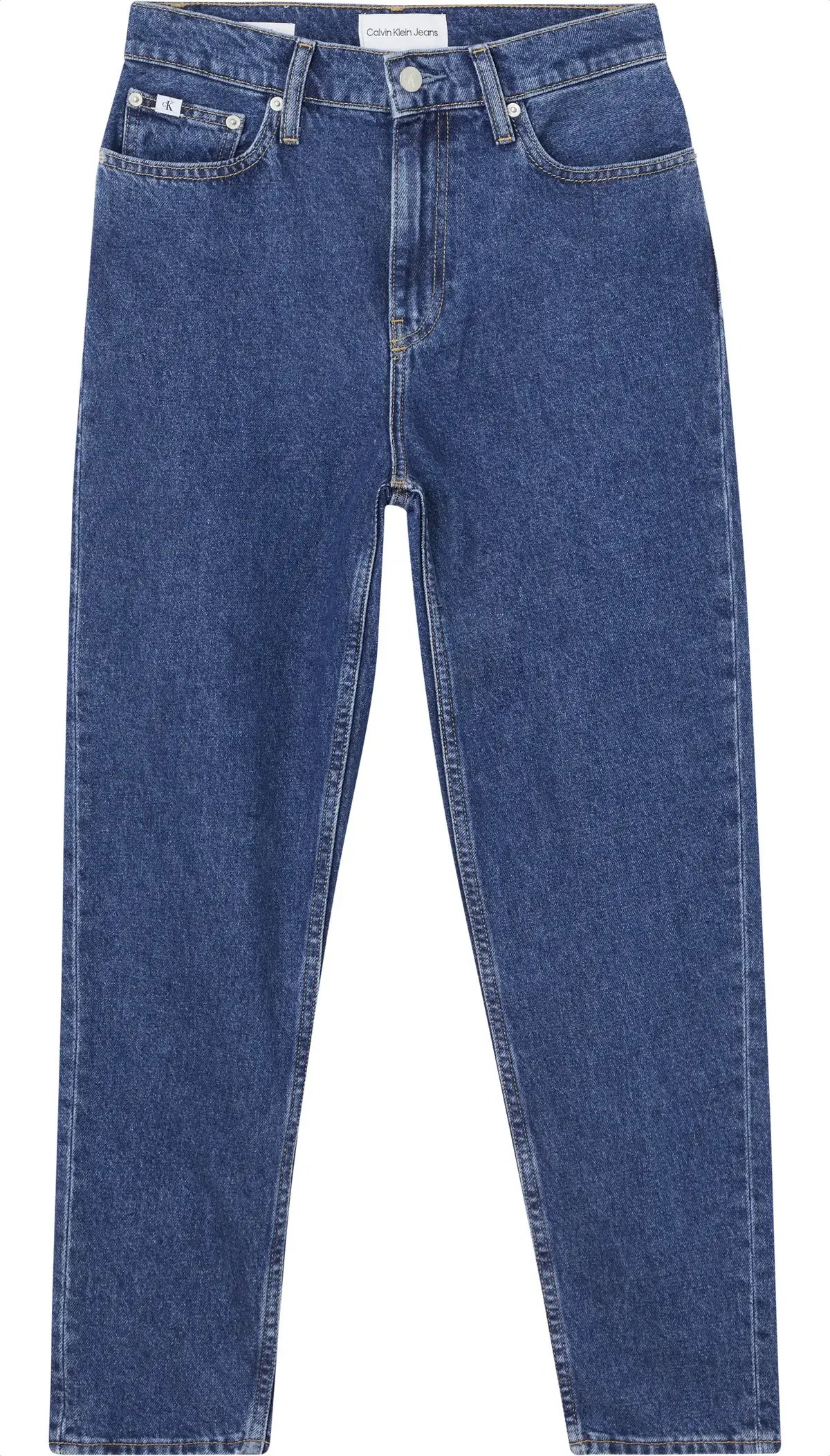 Calvin Klein MOM JEAN Kadın Mavi Kot Pantolon
