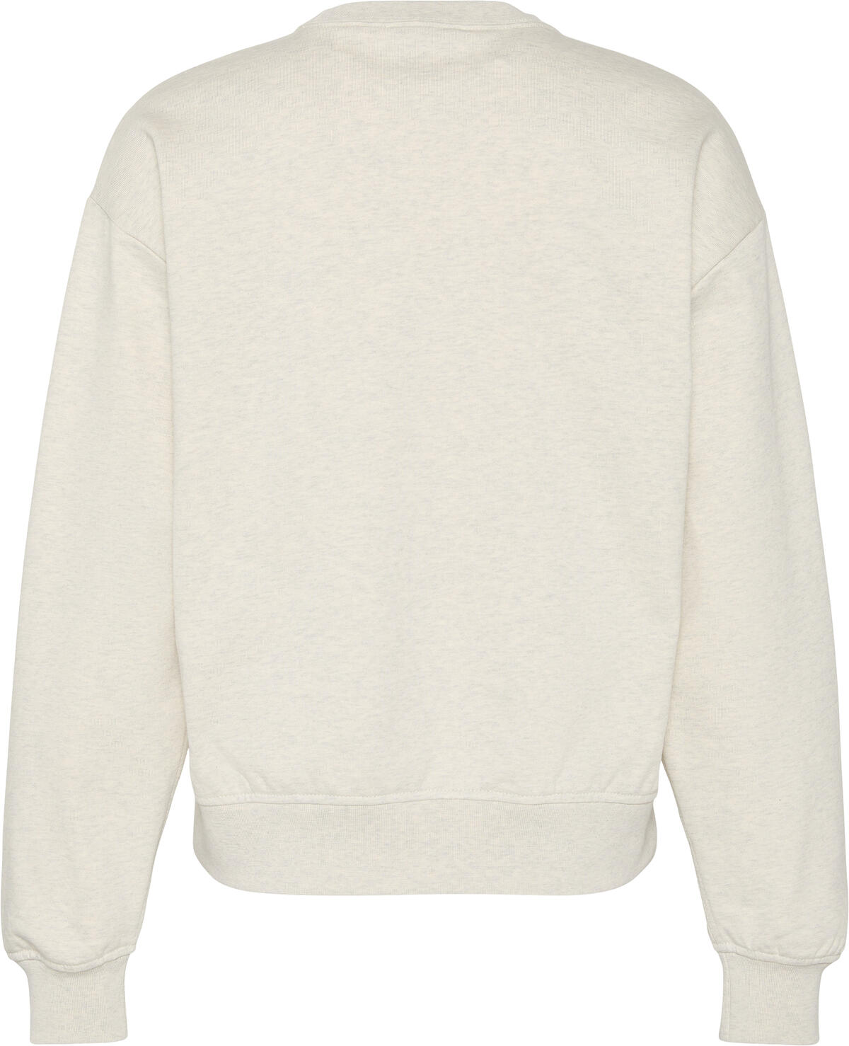 Calvin Klein LS MONOLOGO FRENCH TERRY RLXD CN Gri Kadın Sweatshirt