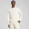 PUMA ESS ELEVATED Crew TR Bej Erkek Sweatshirt