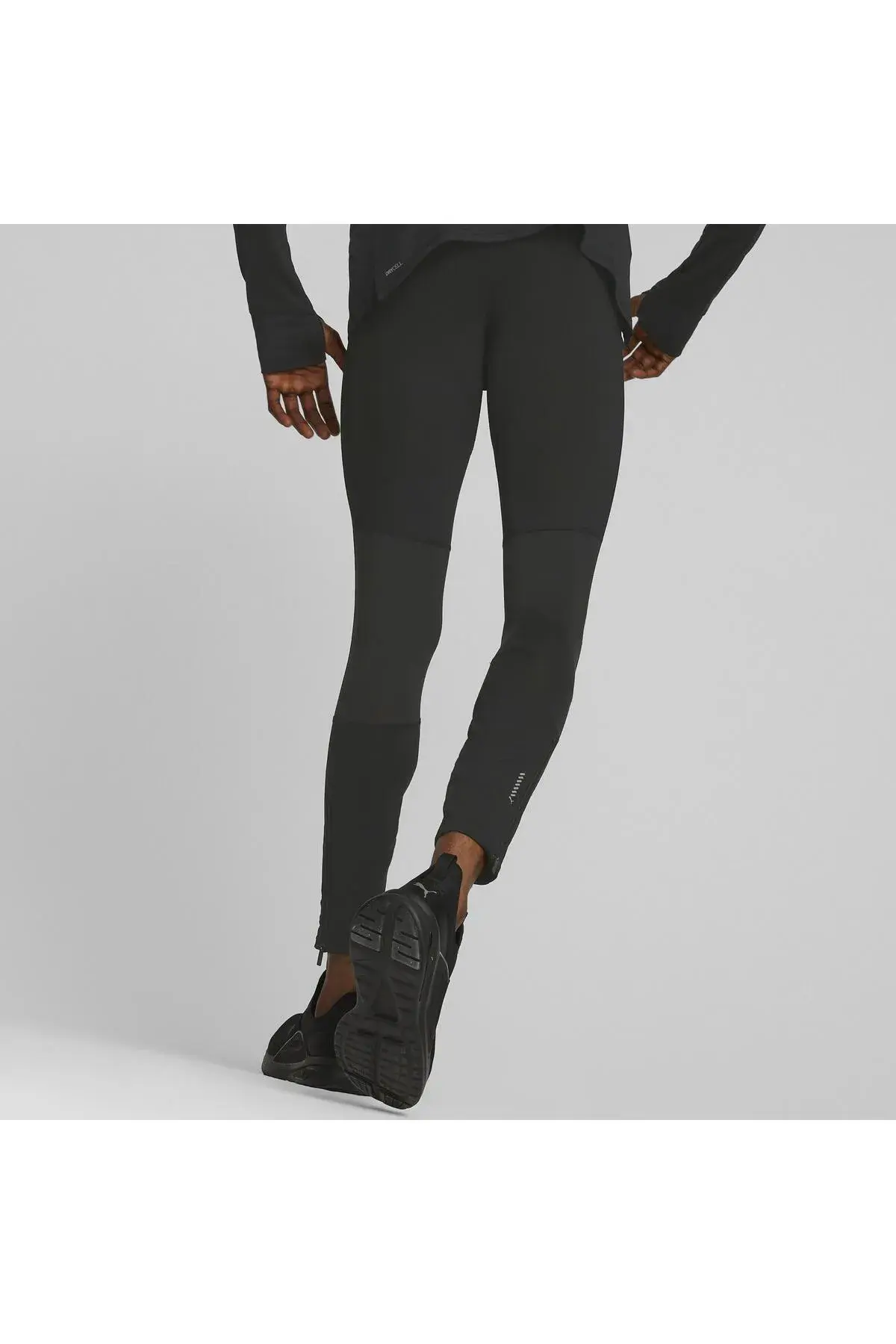 Puma RUN FAVORITE LONG TIGHT M Siyah Erkek Spor Taytı