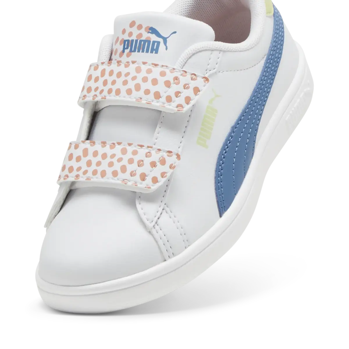 Puma Smash 3.0 Puma FC V PS Beyaz Çocuk Spor Ayakkabı