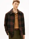 Tommy Hilfiger WOOL DBL FACE CHECK, 0M7 Kahverengi Erkek Ceket