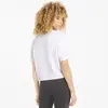 Puma ESS Cropped Logo Tee Beyaz Kadın Crop T-Shirt