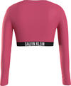 Calvin Klein LONG SLEEVE TOP Kadın Pembe Bikini Üstü