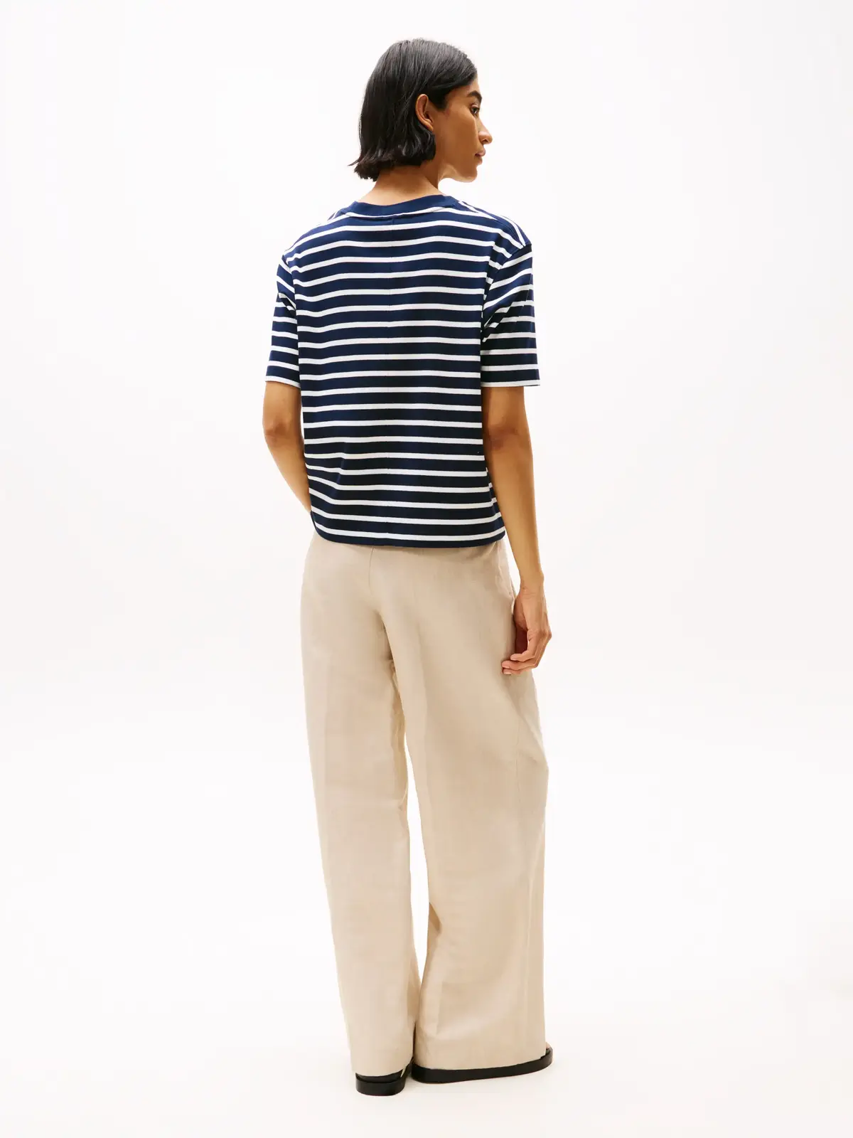 Tommy Hilfiger RLX MODERN CODY SS, 0X4 Siyah Kadın T-Shirt & Polo