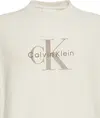 Calvin Klein LS PREMIUM TERRY MON, 67U Krem Erkek Sweatshirt