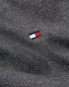 Tommy Hilfiger CORE COTTON-SILK VNE Erkek Antrasit Kazak