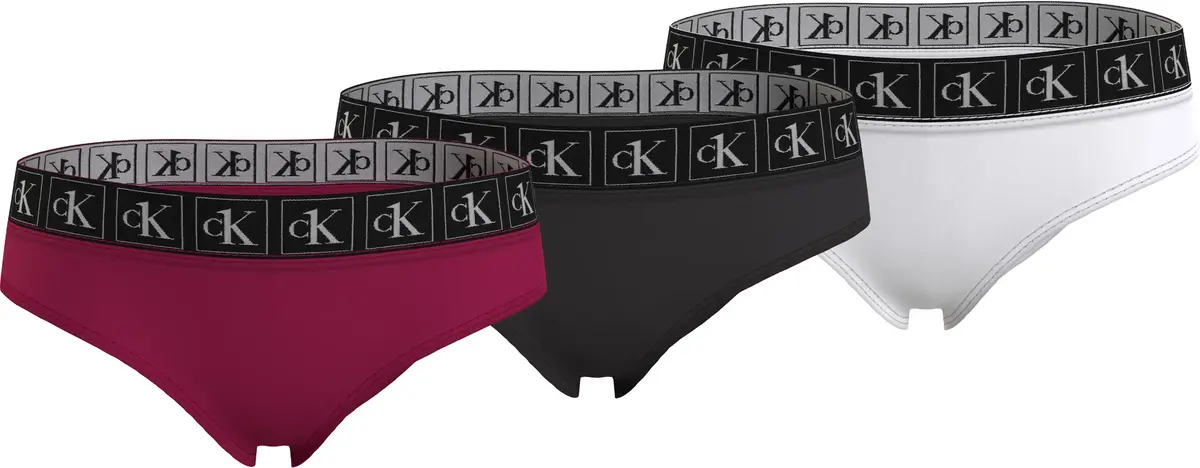 Calvin Klein 3PK BIKINI Kadın Kırmızı Bikini Külot Set