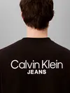 Calvin Klein LOGO BACK PRINT T-SH, UB1, S Siyah Erkek T-Shirt