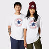 Converse CHUCK PATCH TEE BLACK Beyaz Unisex T-Shirt
