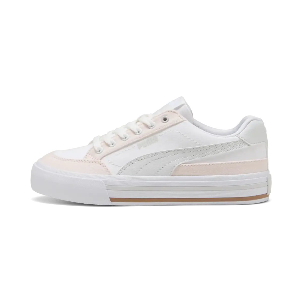 PUMA Court Classic Vulc FS PUMA White-Feather Beyaz Kadın Spor Ayakkabı