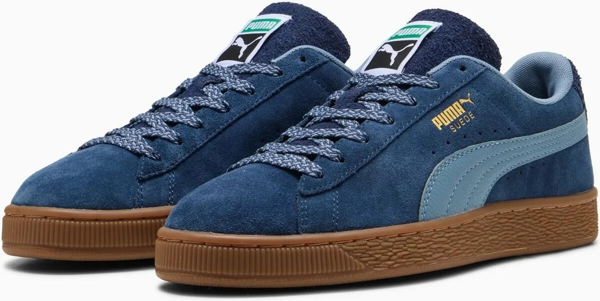 PUMA Suede Fuzzy Mavi Erkek Süet Günlük Spor Ayakkabı
