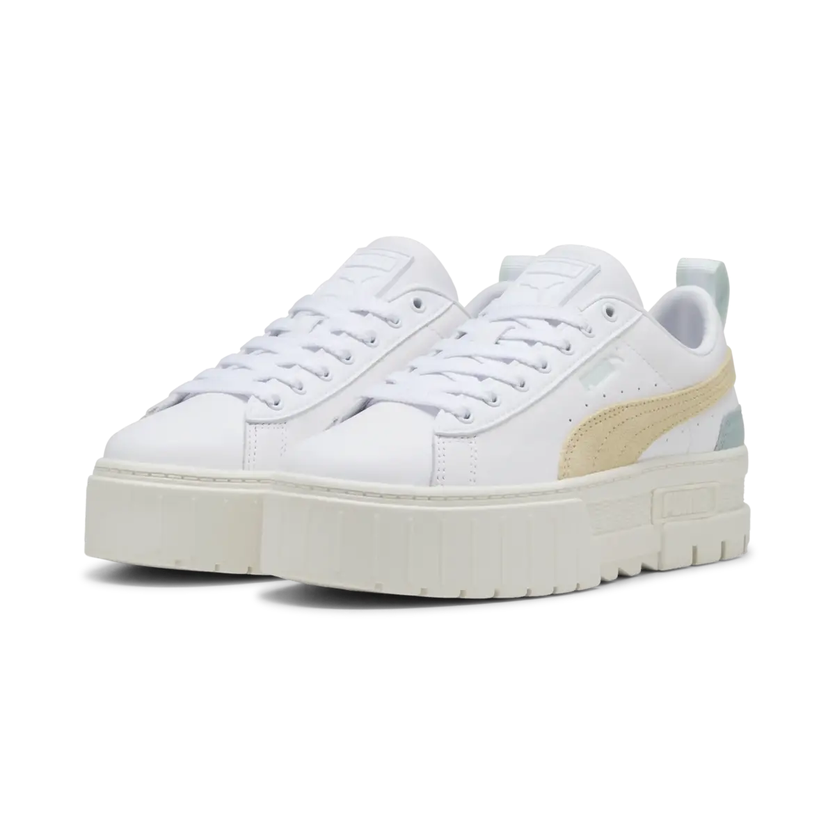 Puma Mayze Lth Wn s Beyaz Kadın Spor Ayakkabı & Sneaker