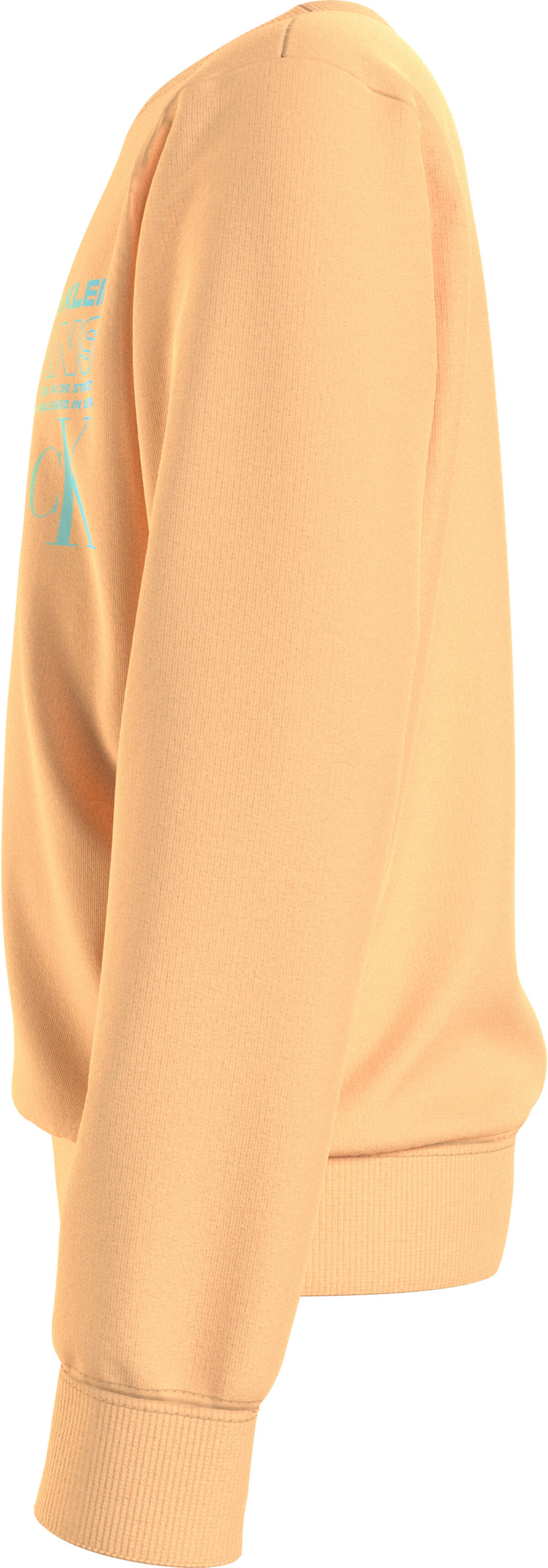 Calvin Klein GRADIENT LOGO CN SWE Erkek Turuncu Sweatshirt