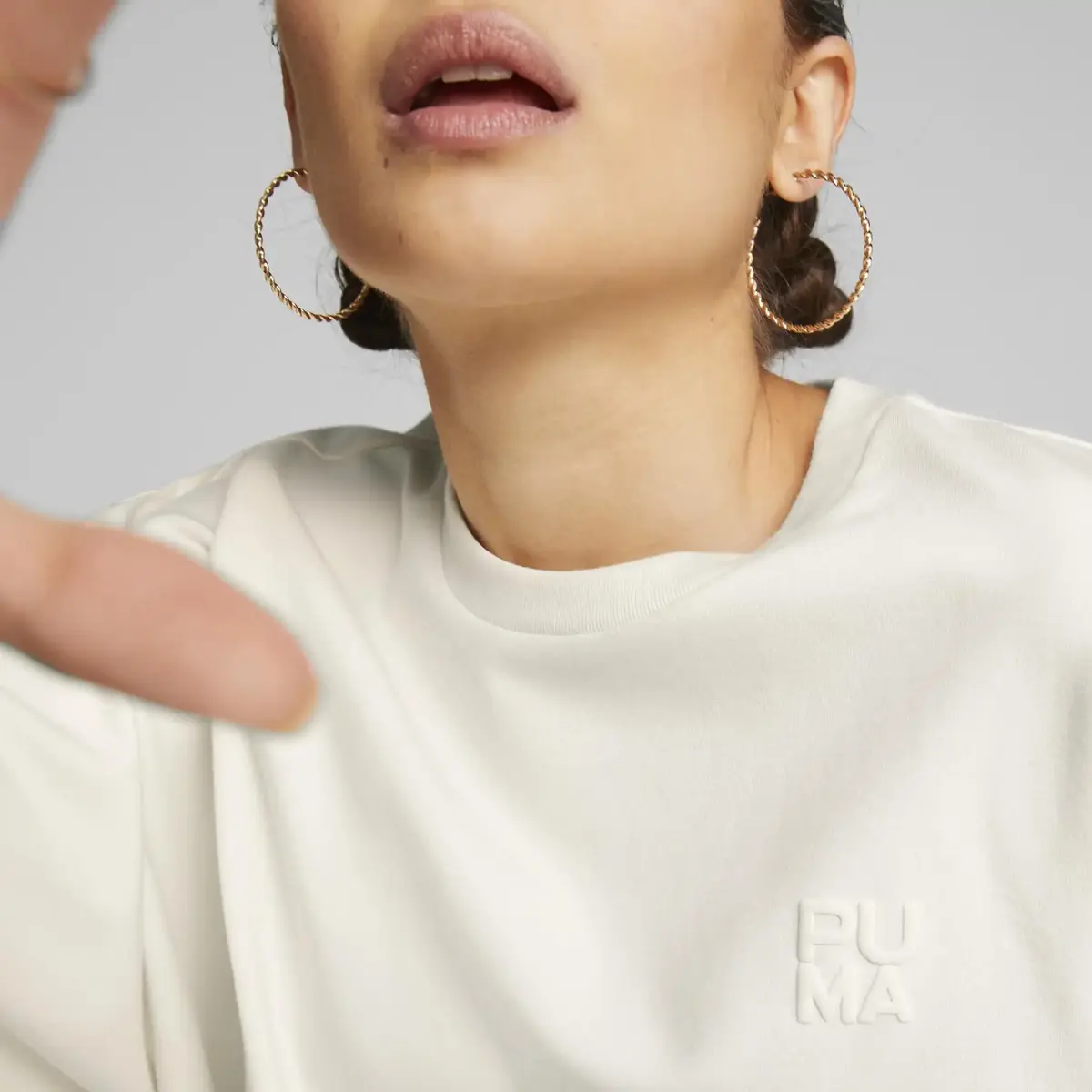 Puma Infuse Relaxed Tee Bej Kadın T-Shirt