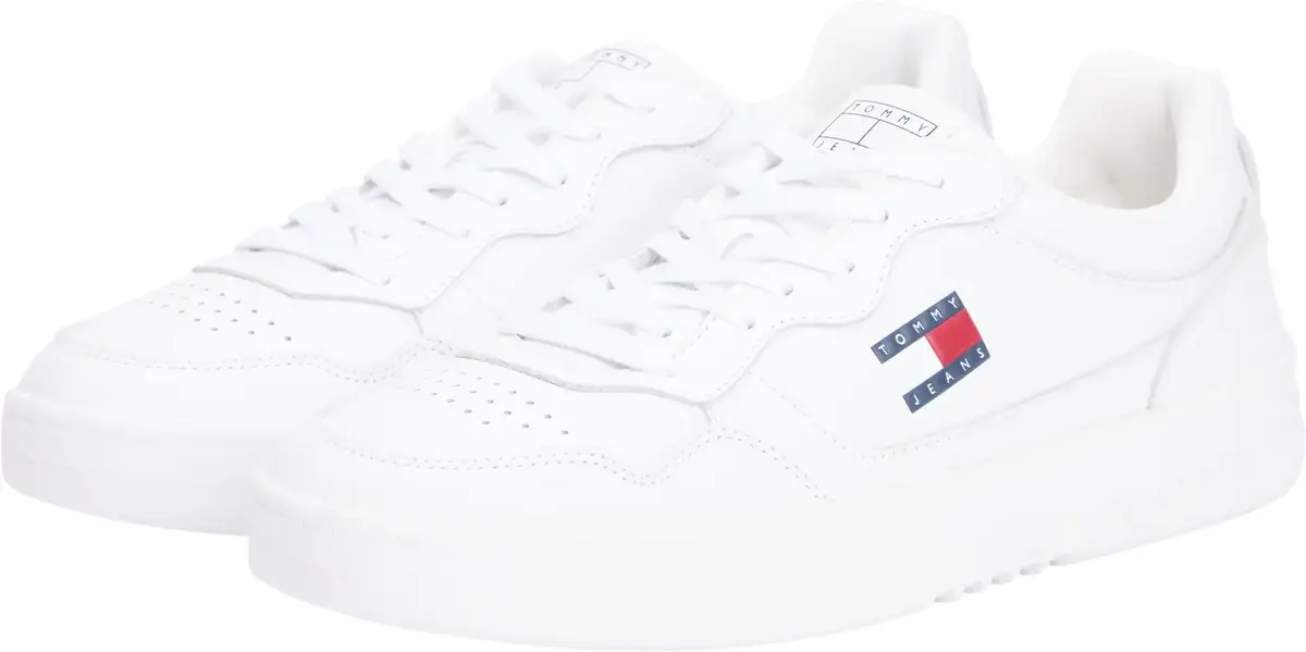 Tommy Hilfiger (NEW) TJM CUPSOLE LE, YBR Beyaz Erkek Spor Ayakkabı & Sneaker