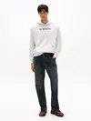 Tommy Hilfiger TJM REG DNA HOODIE Gri Erkek Kapüşonlu Regular Fit Sweatshirt