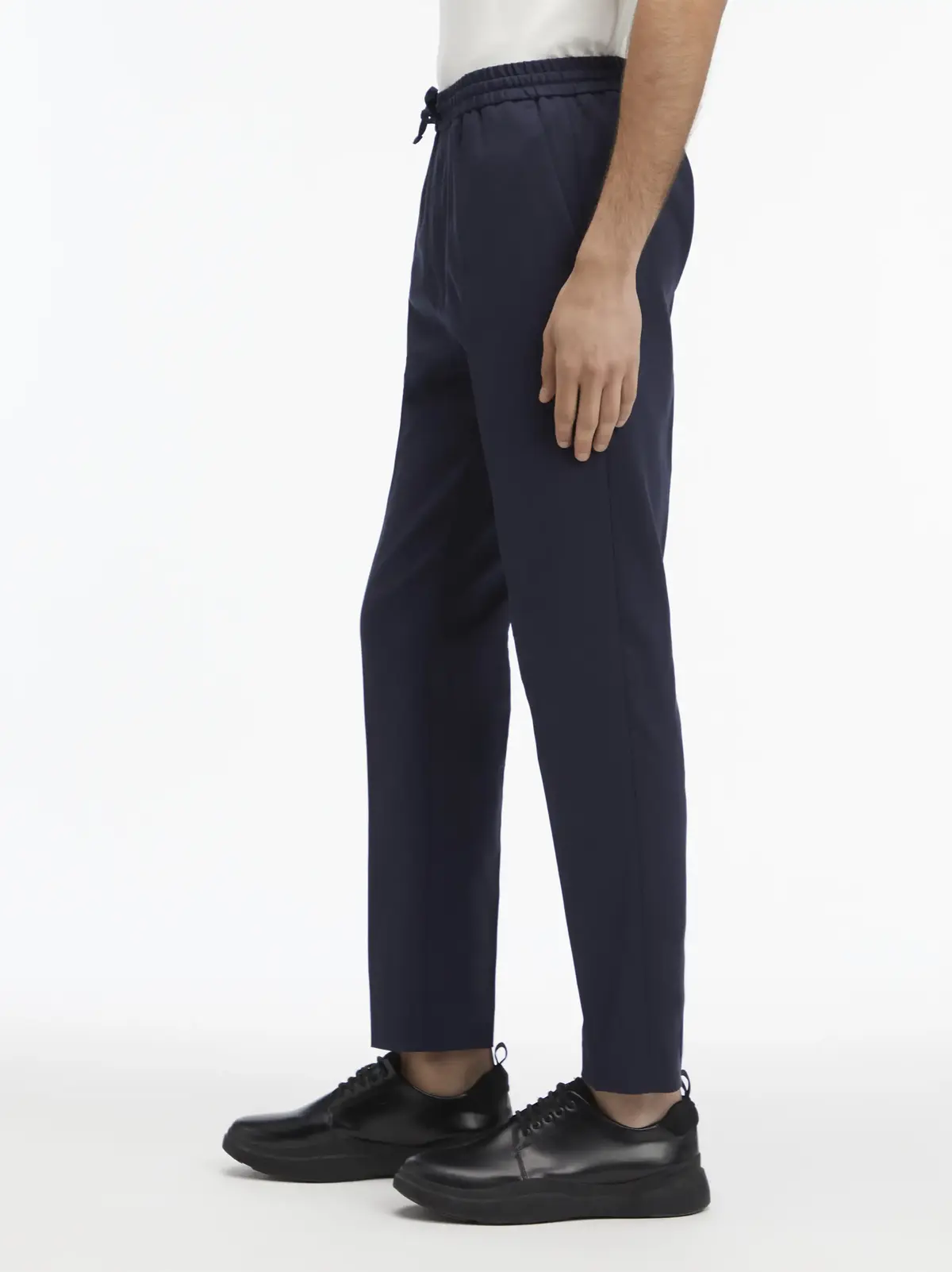 Calvin Klein COTTON VISCOSE TAPER, CHW Lacivert Erkek Pantolon