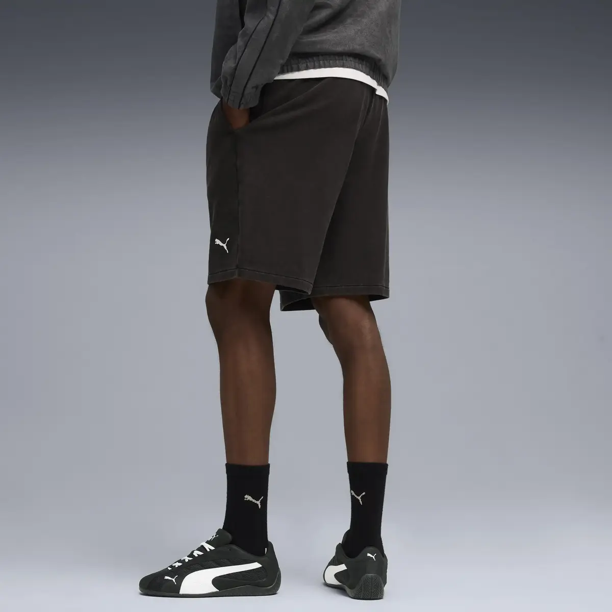 Puma Ferrari Sportswear Sw Shorts Siyah Erkek Şort