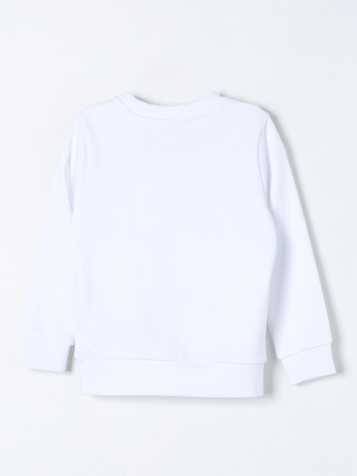 Calvin Klein INST. LOGO REGULAR C, YAF Beyaz Çocuk Sweatshirt