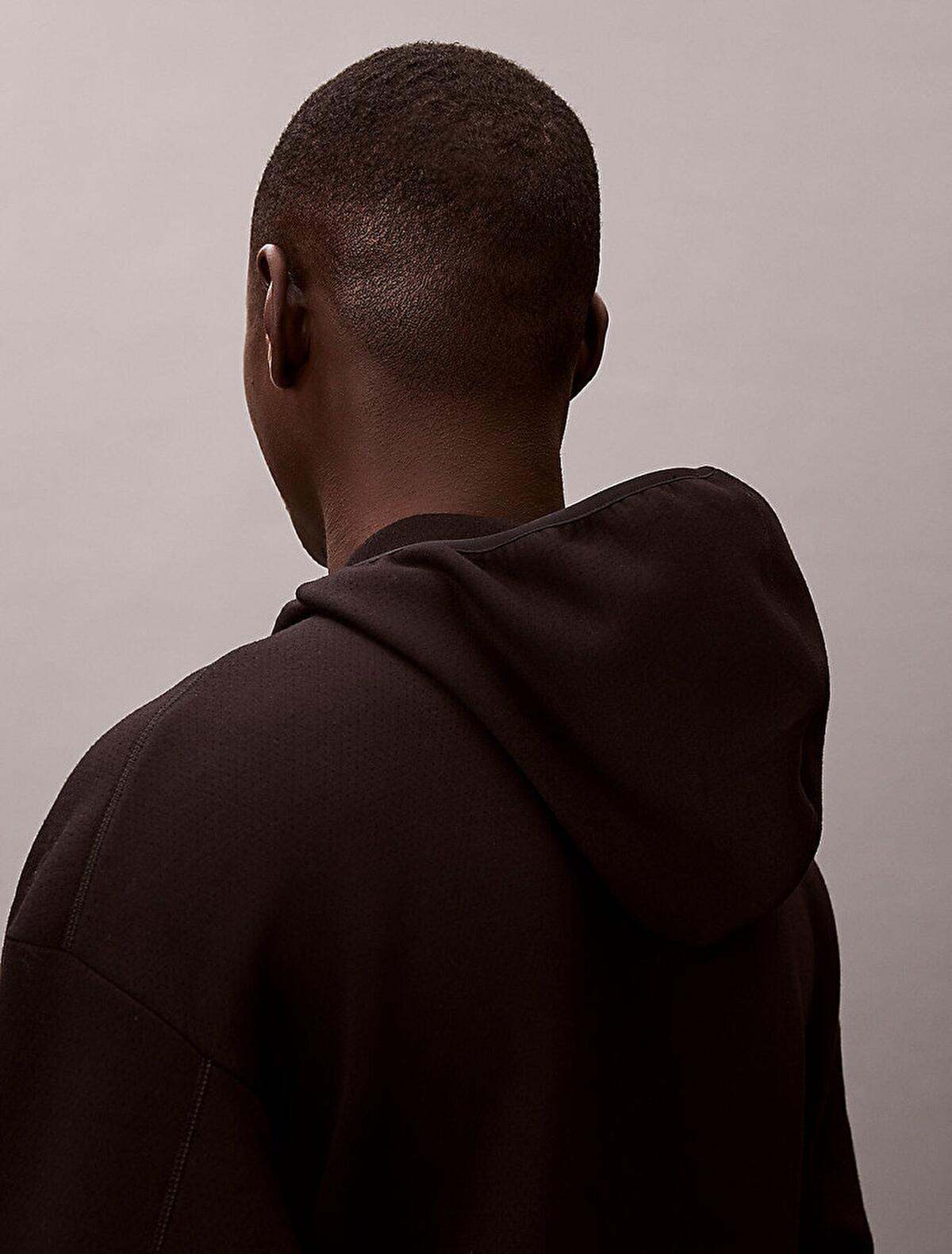 Calvin Klein HOODIE Siyah Erkek Kapüşonlu Sweatshirt