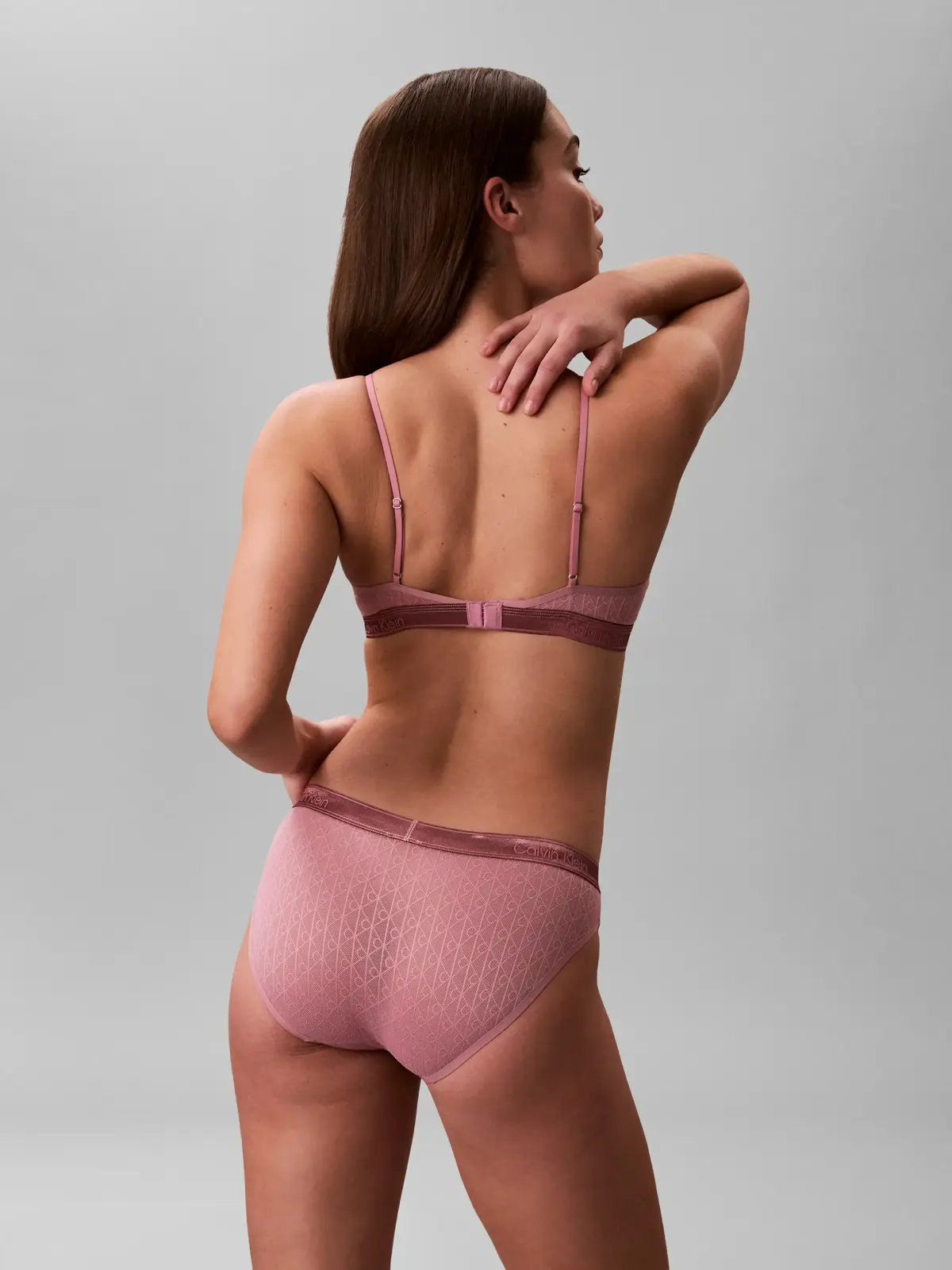 Calvin Klein UNLINED BRALETTE Pembe Kadın Bralet