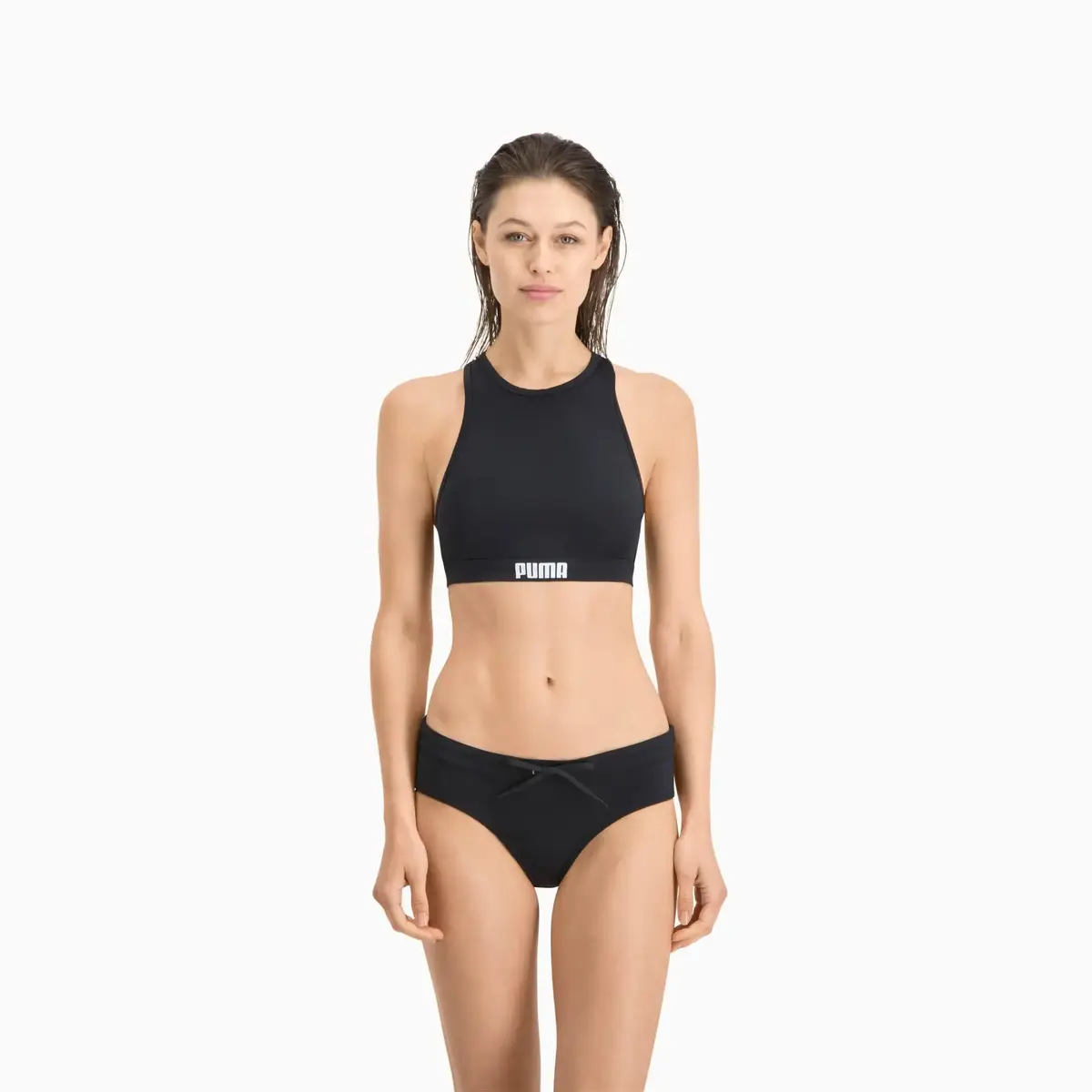 Puma Racerback Top Siyah Bikini Üstü