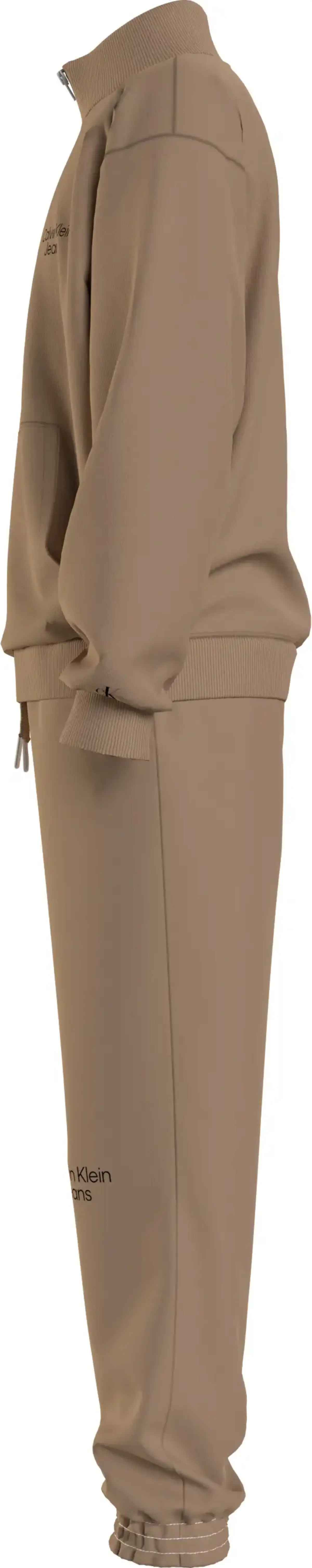Calvin Klein CKJ STACK LOGO HOODE Erkek Kahverengi Hoodie