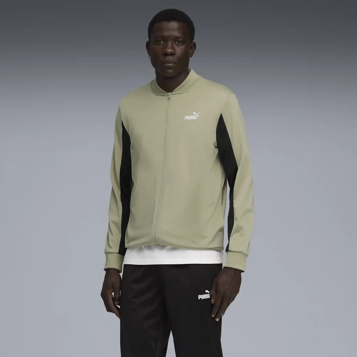 Puma Poly Baseball Suit Bej Erkek Eşofman Takımı