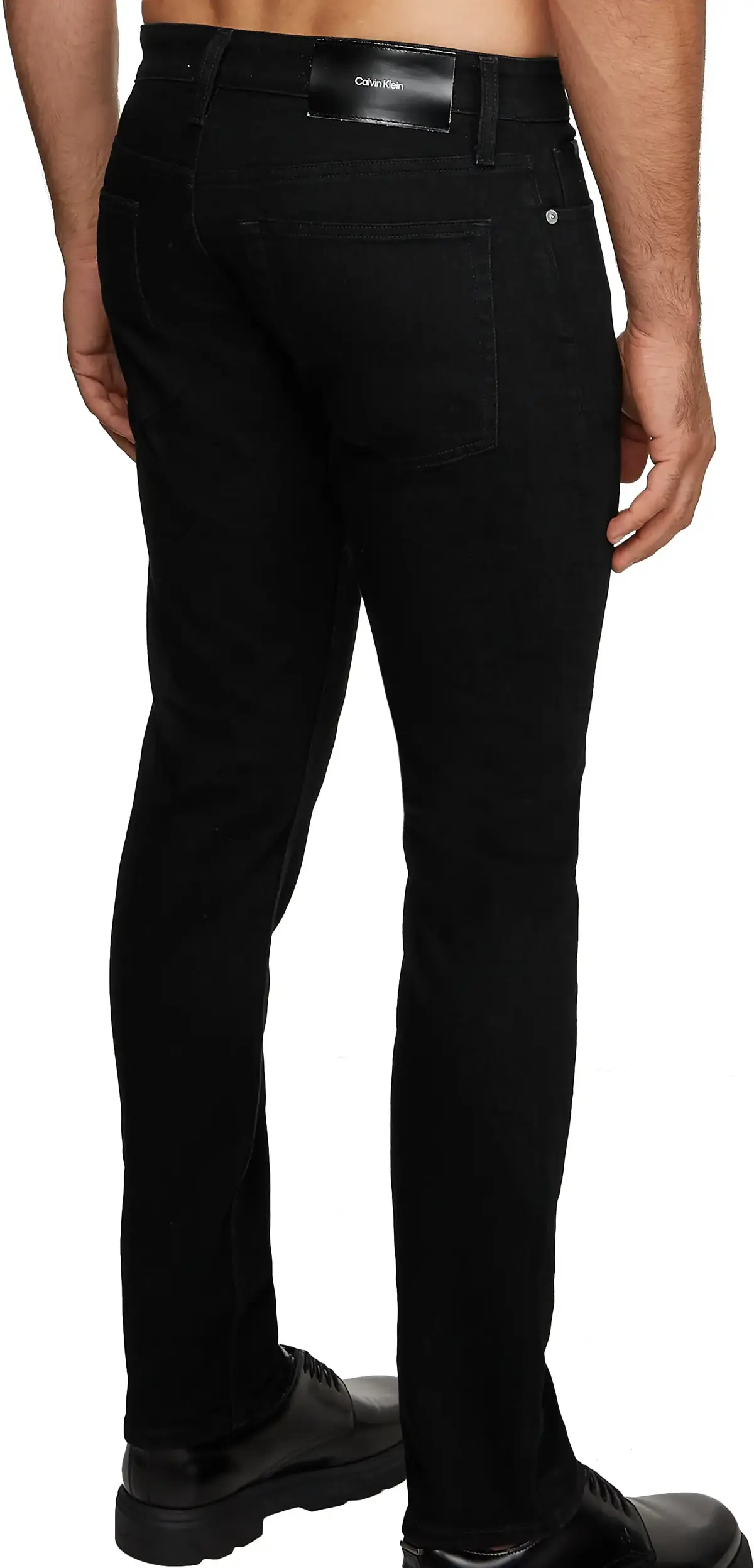 Calvin Klein SLIM NIGHT BLACK Erkek Siyah Kot Pantolon