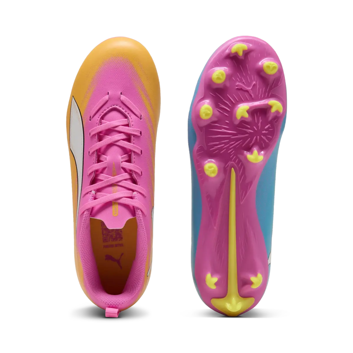PUMA ULTRA 6 PLAY FG/AG Jr Pembe Çocuk Krampon