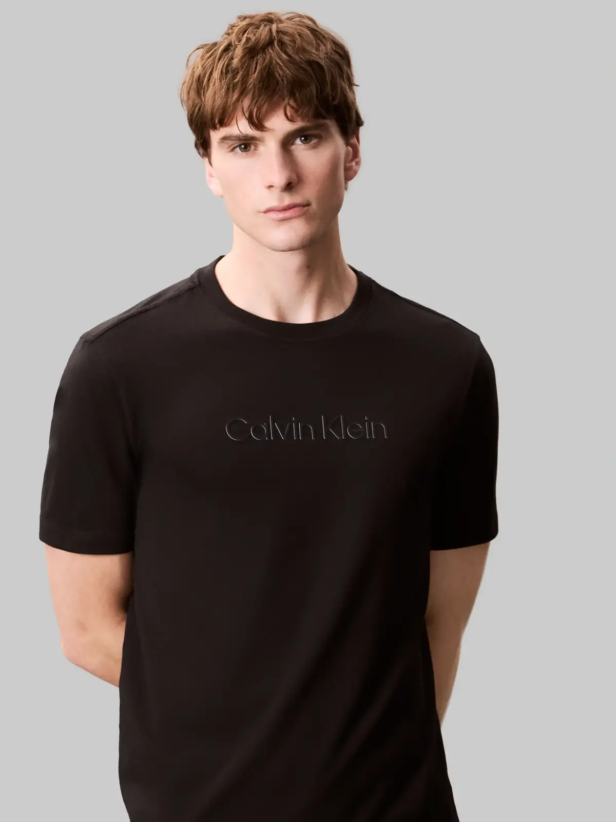 Calvin Klein WO - S/S T-SHIRT, UB1 Siyah Erkek T-Shirt & Polo