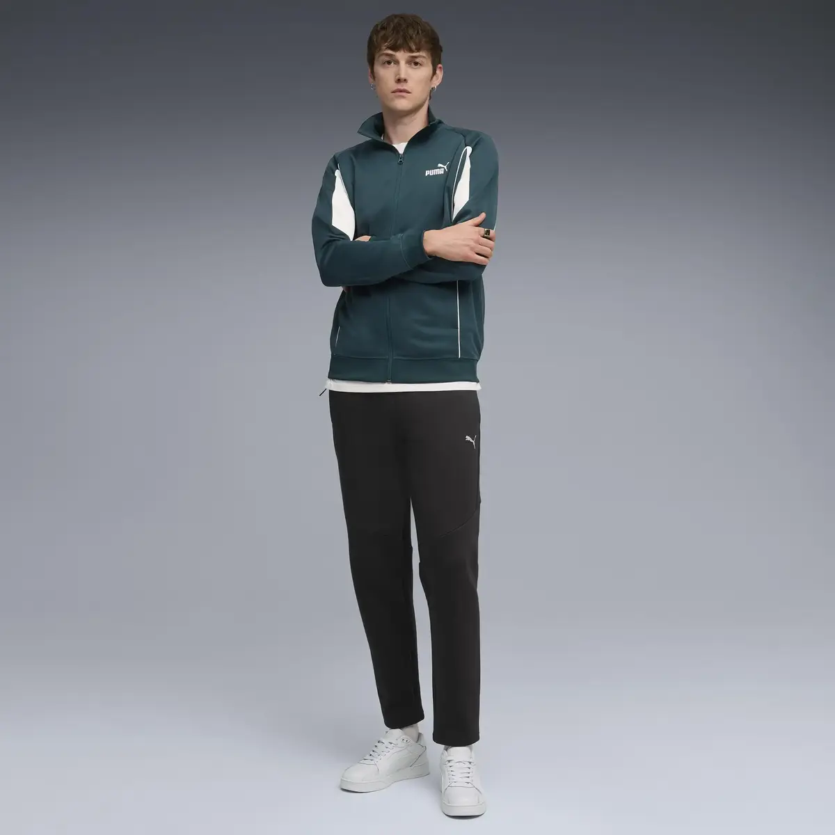 Puma EVOSTRIPE Pants DK Siyah Erkek Eşofman Altı