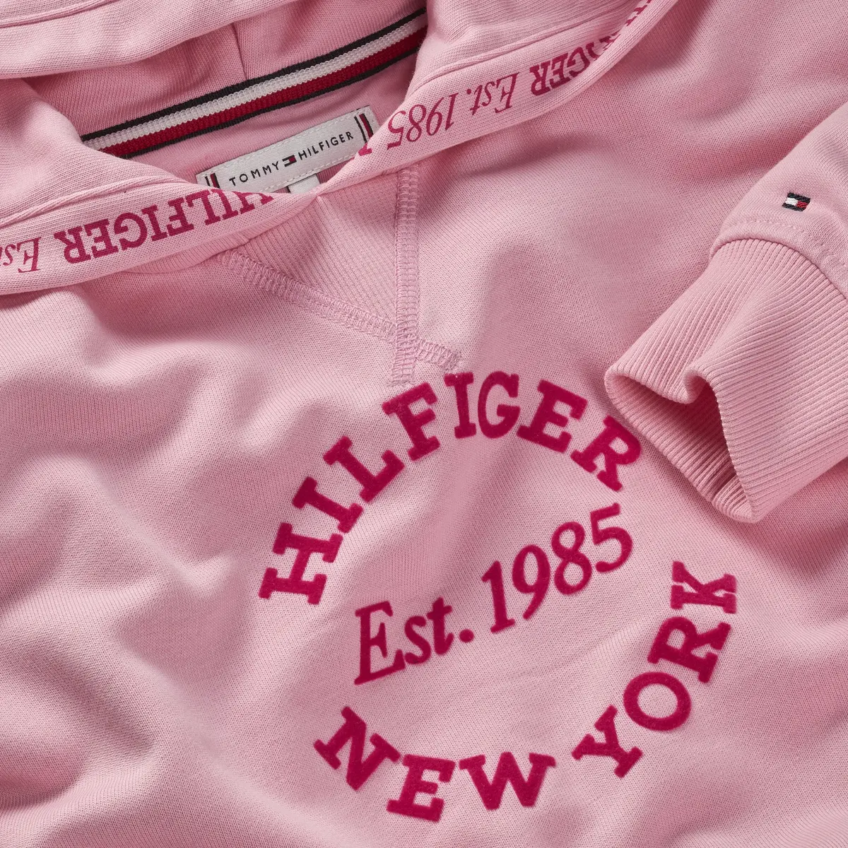 Tommy Hilfiger HILFIGER NEW YORK HO, TPF Pembe Kız Çocuk Sweatshirt
