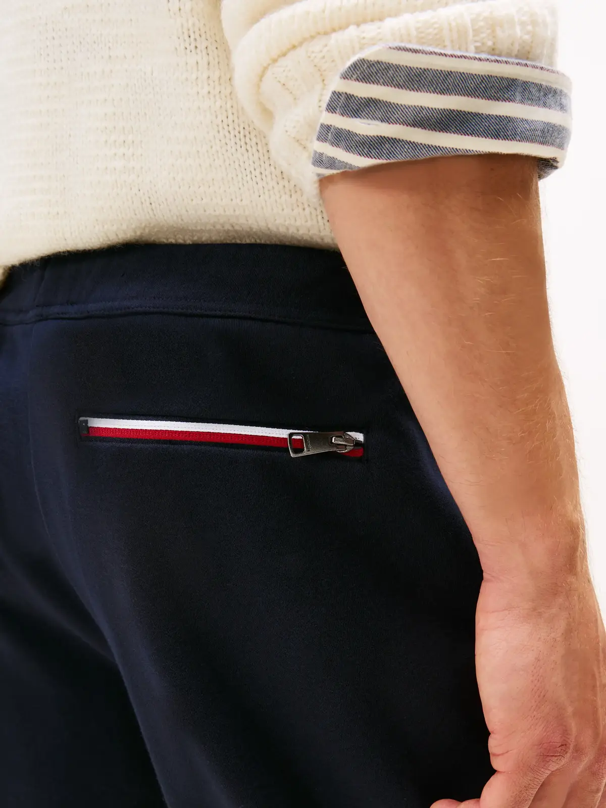 Tommy Hilfiger GLOBAL STRIPE SWEATP, DW5 Siyah Erkek Eşofman Altı