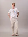 Calvin Klein SS 20S CK PRIDE25 GR Beyaz Erkek Tişört