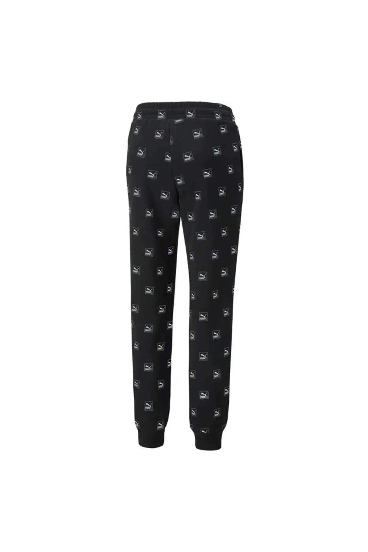 Puma Brand Love Aop Sweatpants Fl Siyah Kadın Eşofman Altı