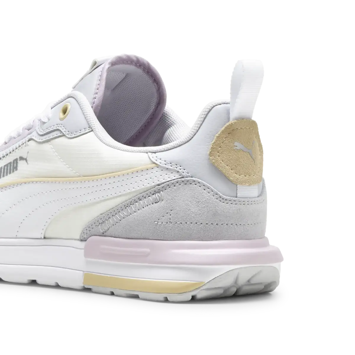 Puma R22 Beyaz Kadın Krem Spor Ayakkabı