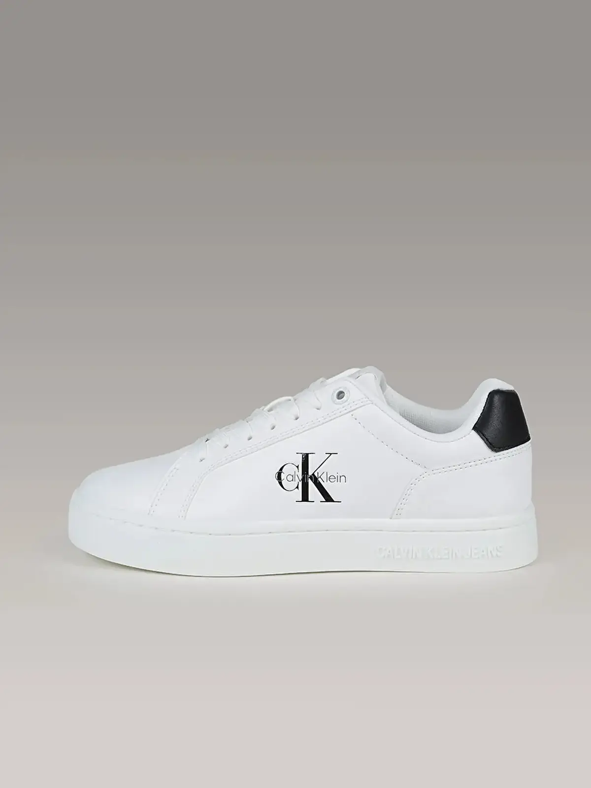 Calvin Klein CLASSIC CUPSOLE MONO LTH WN Beyaz Kadın Günlük Spor Ayakkabı