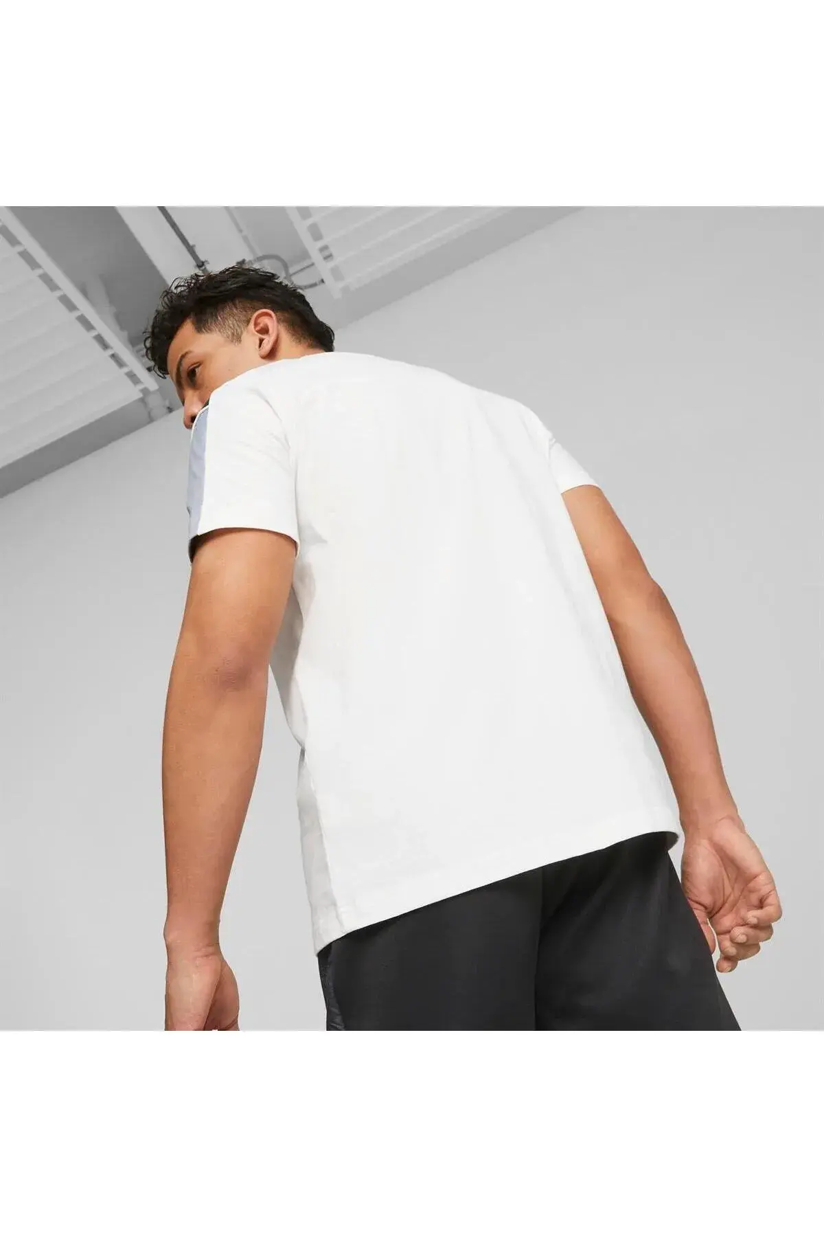 Puma Ferrari Race MT7 Tee Beyaz Erkek T-Shirt