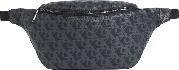 Calvin Klein MATTE AOP SQ WAISTBA, UB1 Siyah Erkek Çanta & Cüzdan