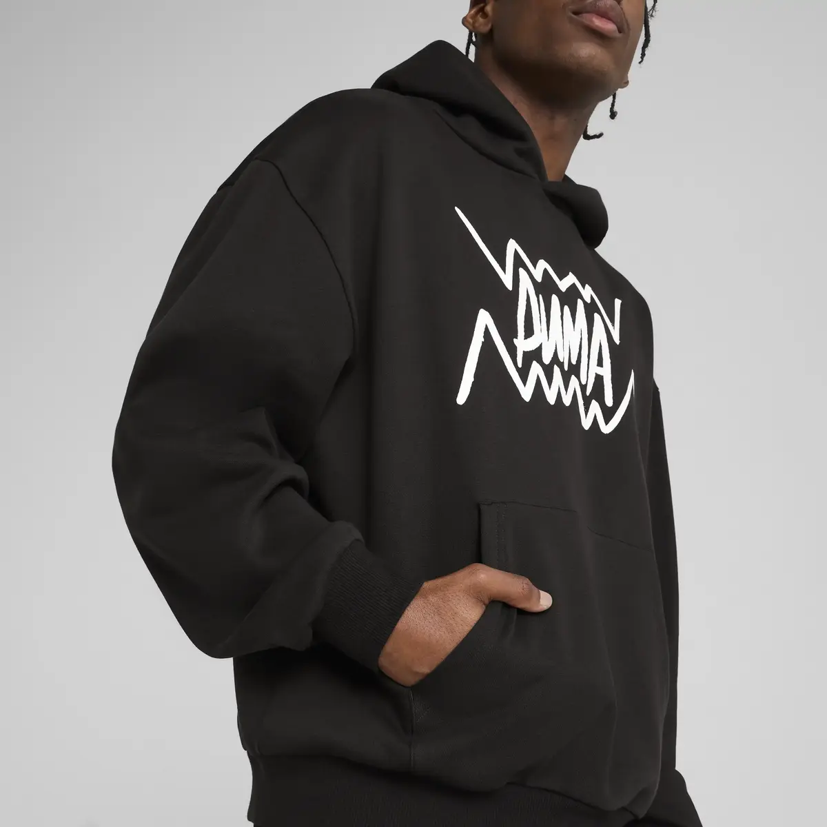 Puma Jaws Core Hoodie Siyah Erkek Sweatshirt