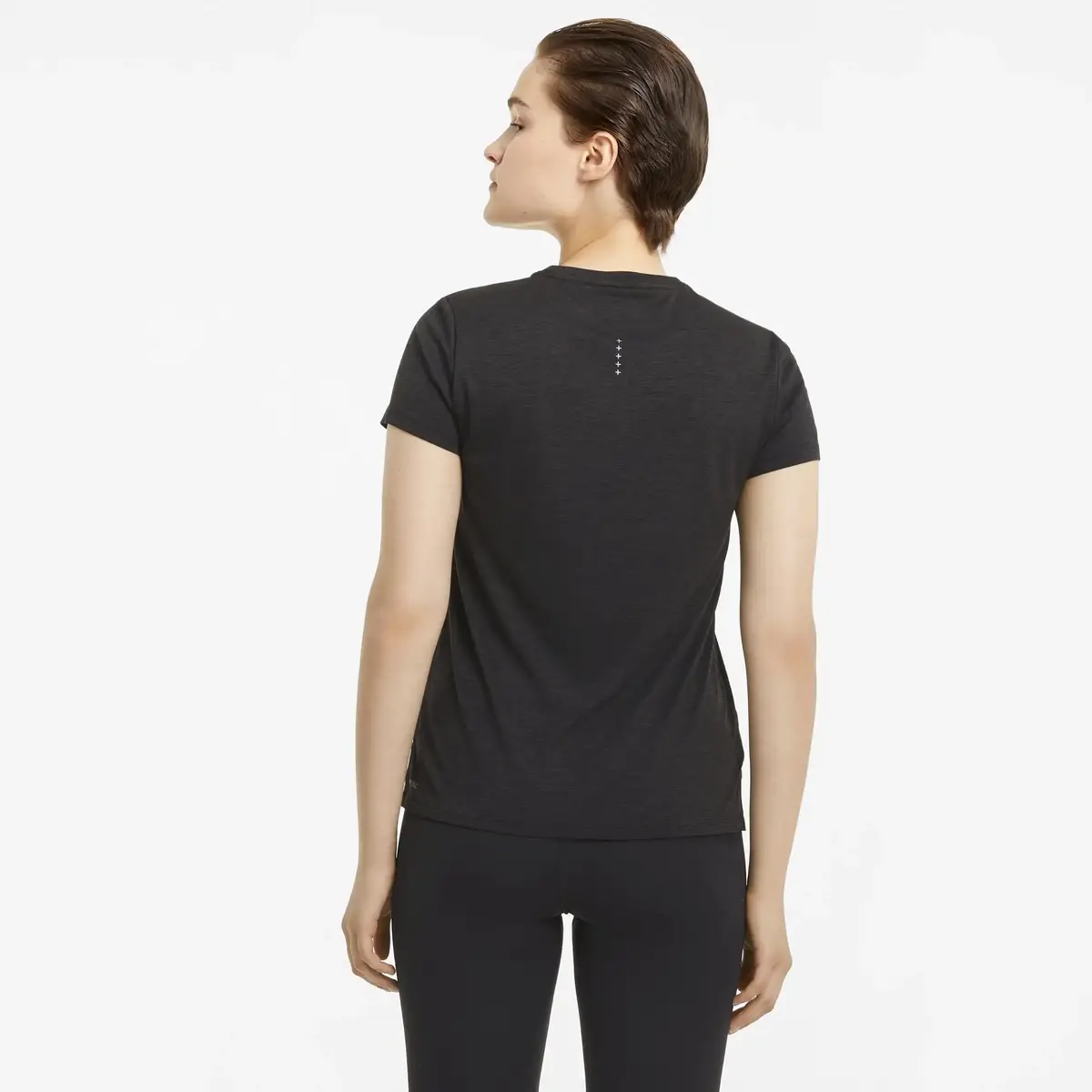 Puma Run Favorıte Heather Ss Tee W Siyah Kadın T-Shirt