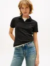 Tommy Hilfiger TJW SLIM ESSENTIAL P, BDS Siyah Kadın T-Shirt & Polo