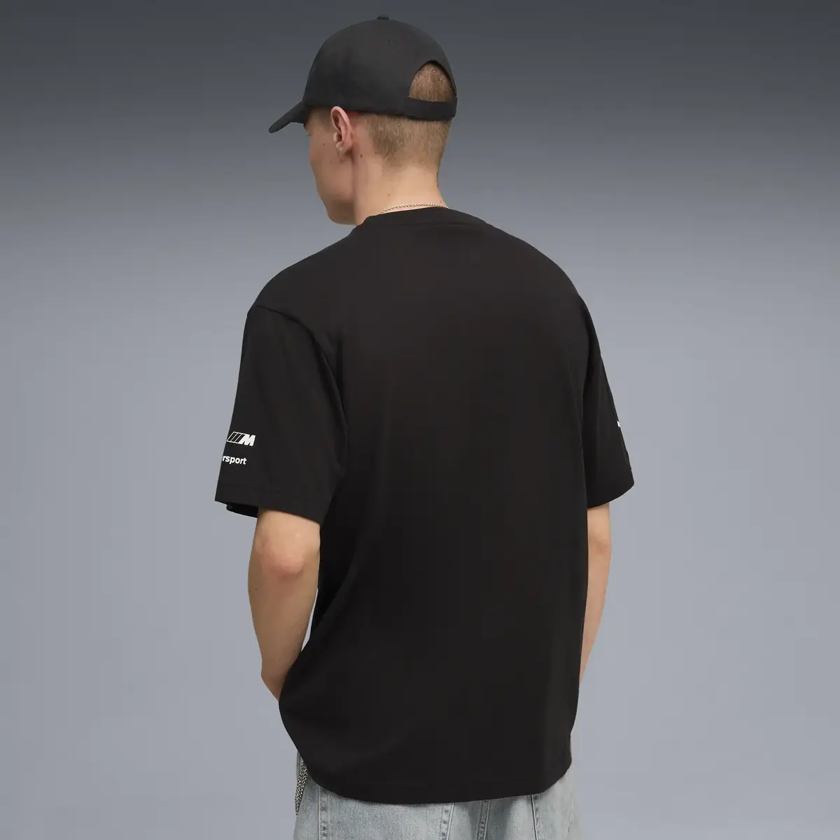 Puma BMW MMS BOLD GRAPHIC TEE Siyah Erkek T-Shirt