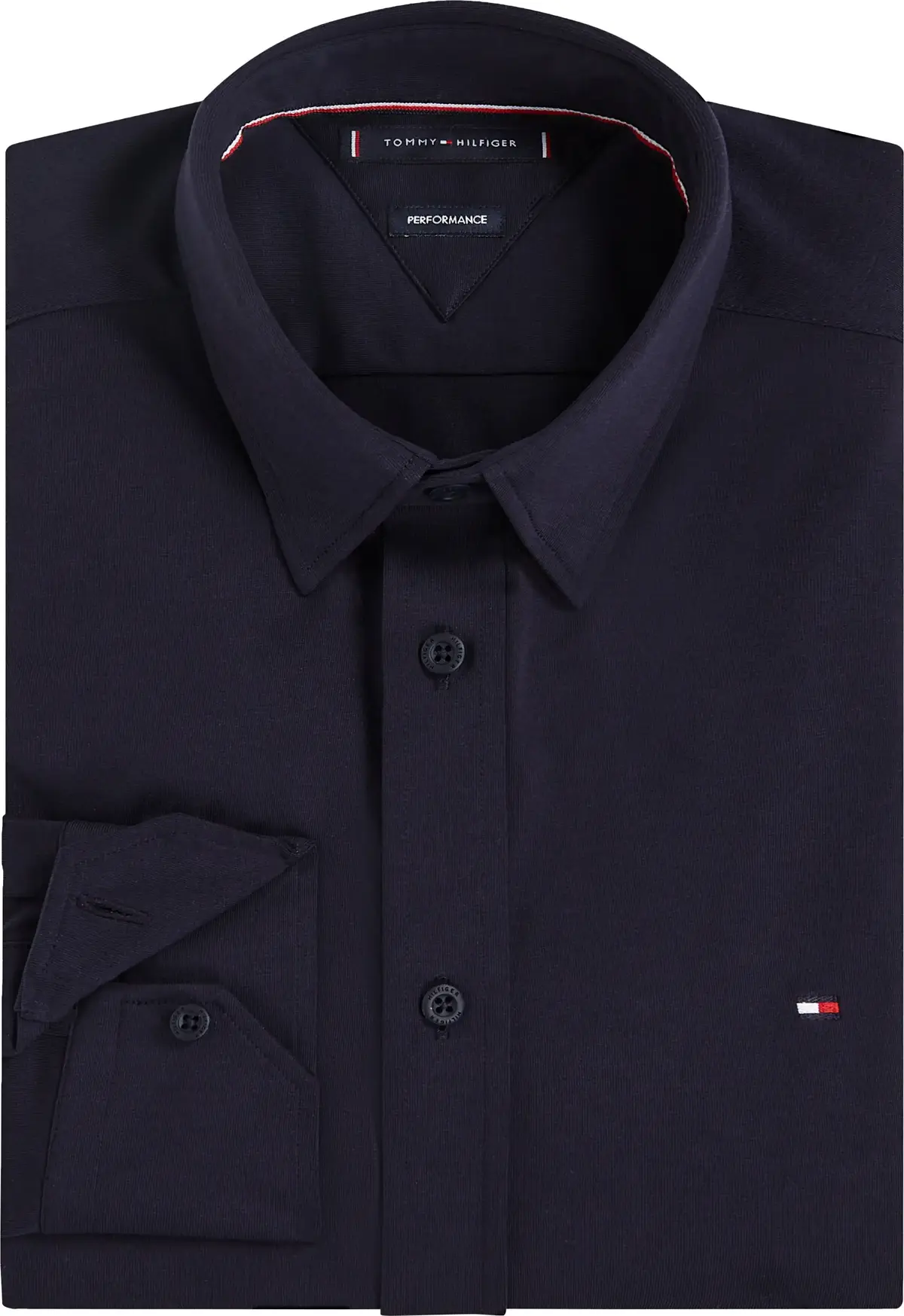 Tommy Hilfiger PERFORMANCE KNIT SOL, DAF Lacivert Erkek Gömlek