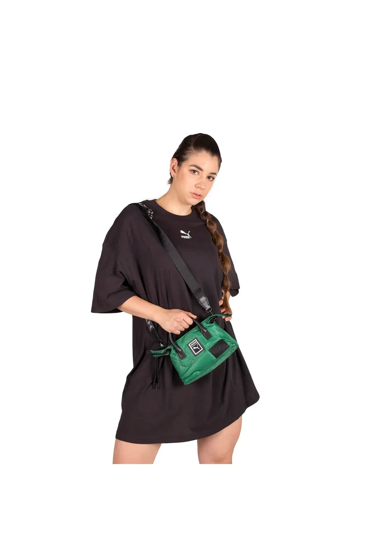 Puma AVG Handbag Casual Pouch Yeşil Kadın Çantası