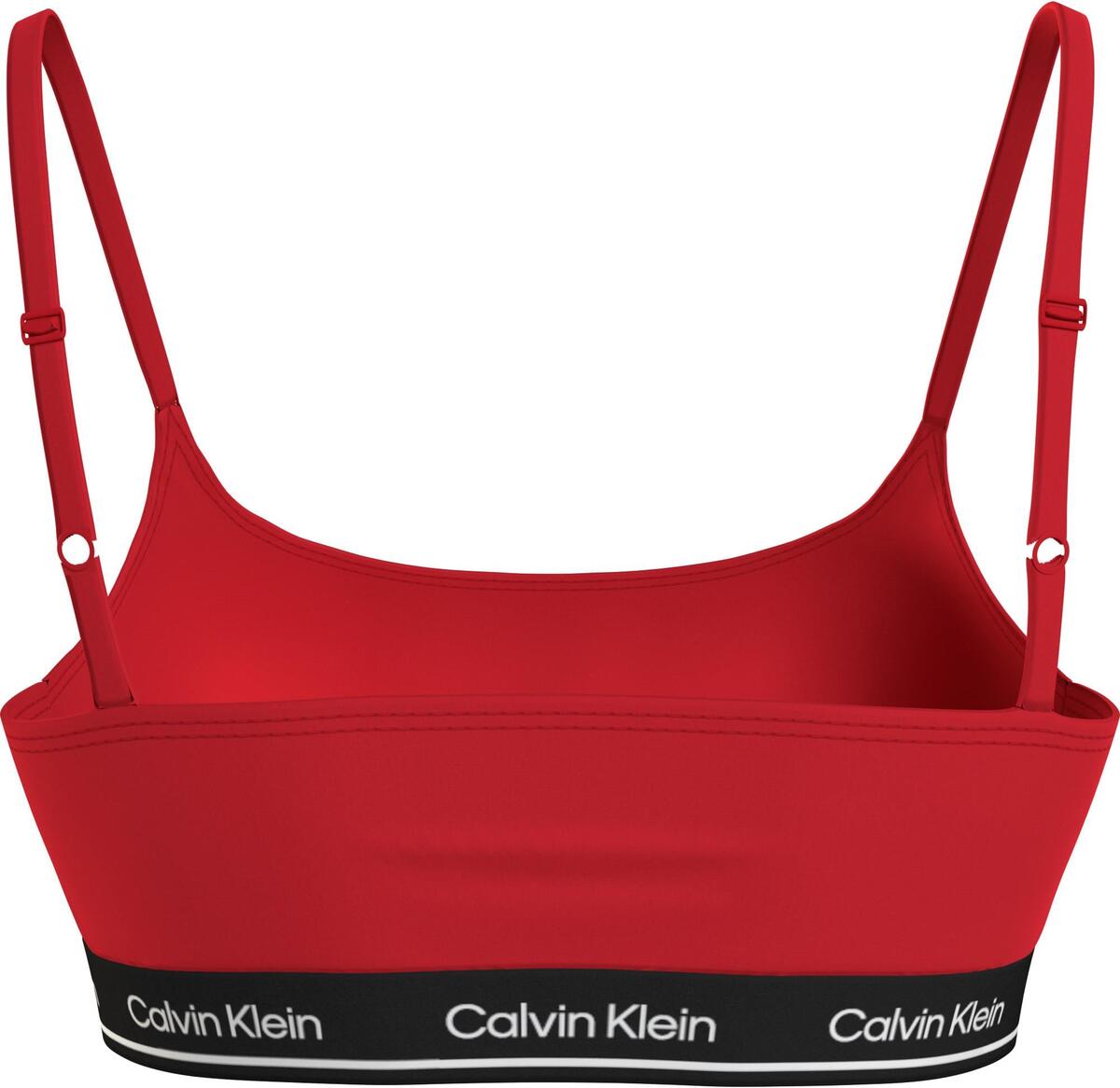 Calvin Klein BRALETTE-RP, XNE Kırmızı Bikini Üstü